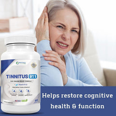 Phytage Labs Tinnitus 911 ingredients graphic suggesting antioxidant support