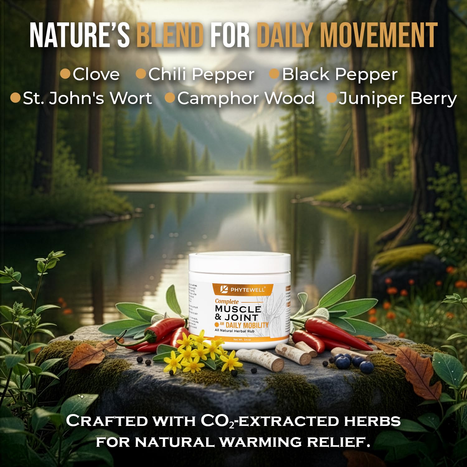 PHYTEWELL supports morning mobility as part of an active routine.