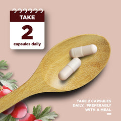 Phytoral daily-serving capsule pour image suggests easy integration into routines