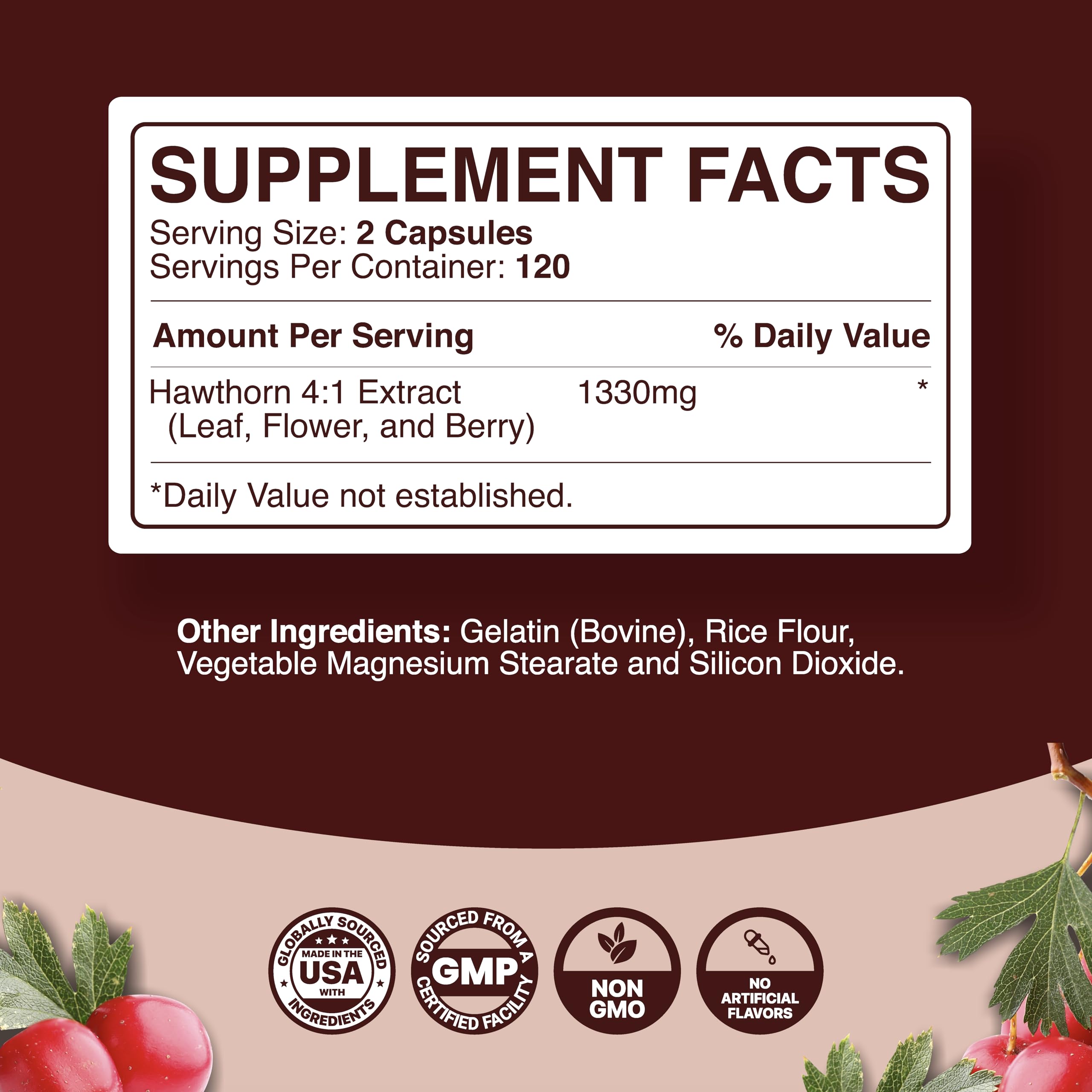 Phytoral 4to1 hawthorn extract visual emphasizes concentrated heart-friendly phytonutrients