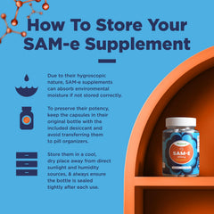 Phytoral Pure SAM E 400mg serving spoon showing dosage for daily use