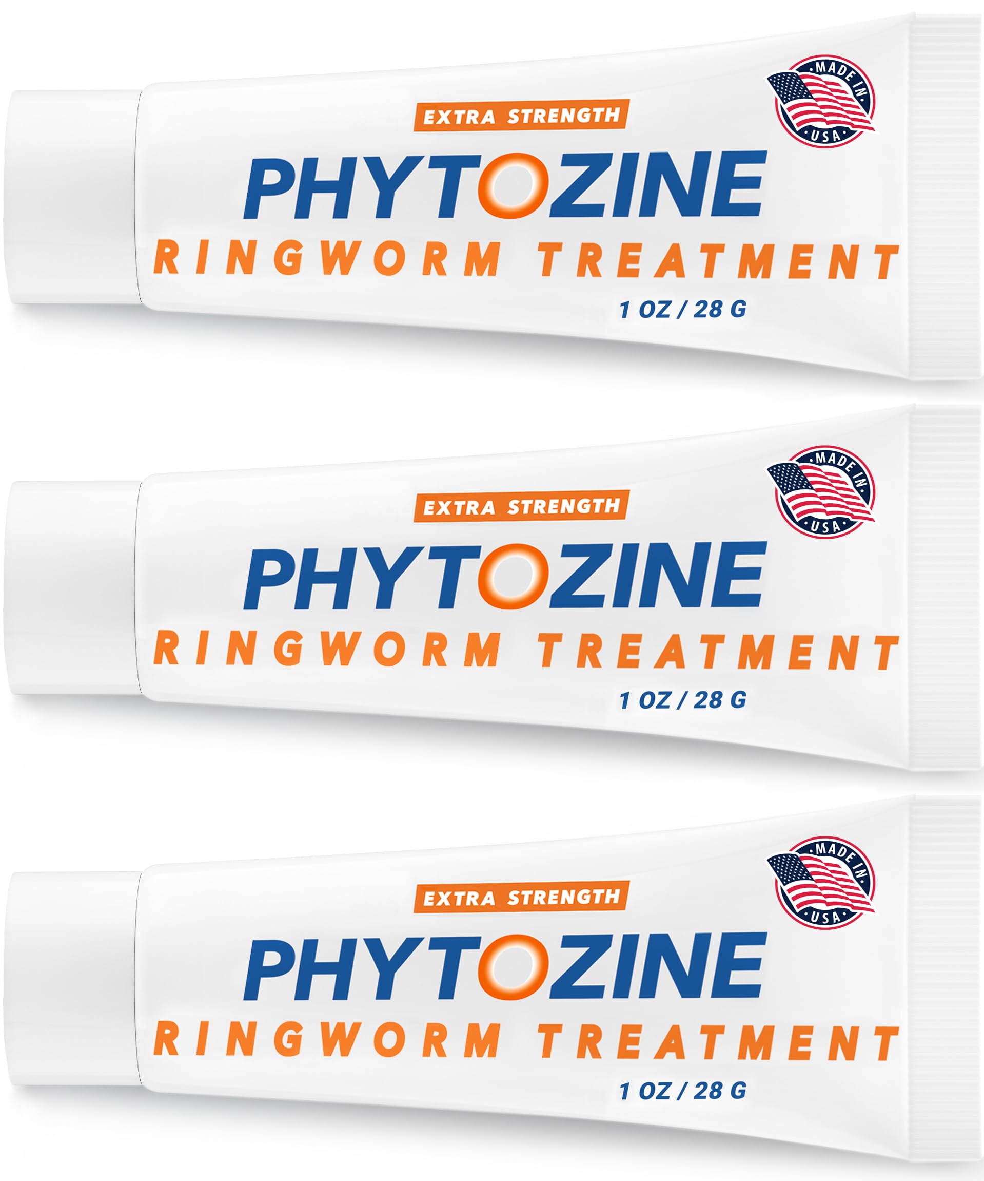PHYTOZINE anti-fungal cream bottle pour showing fast relief from itching.