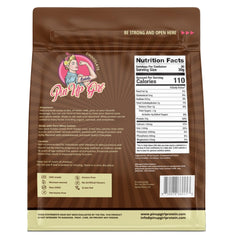 Pin Up Girl Whey Isolate Dutch Chocolate on workout shelf suggests convenient post-workout support