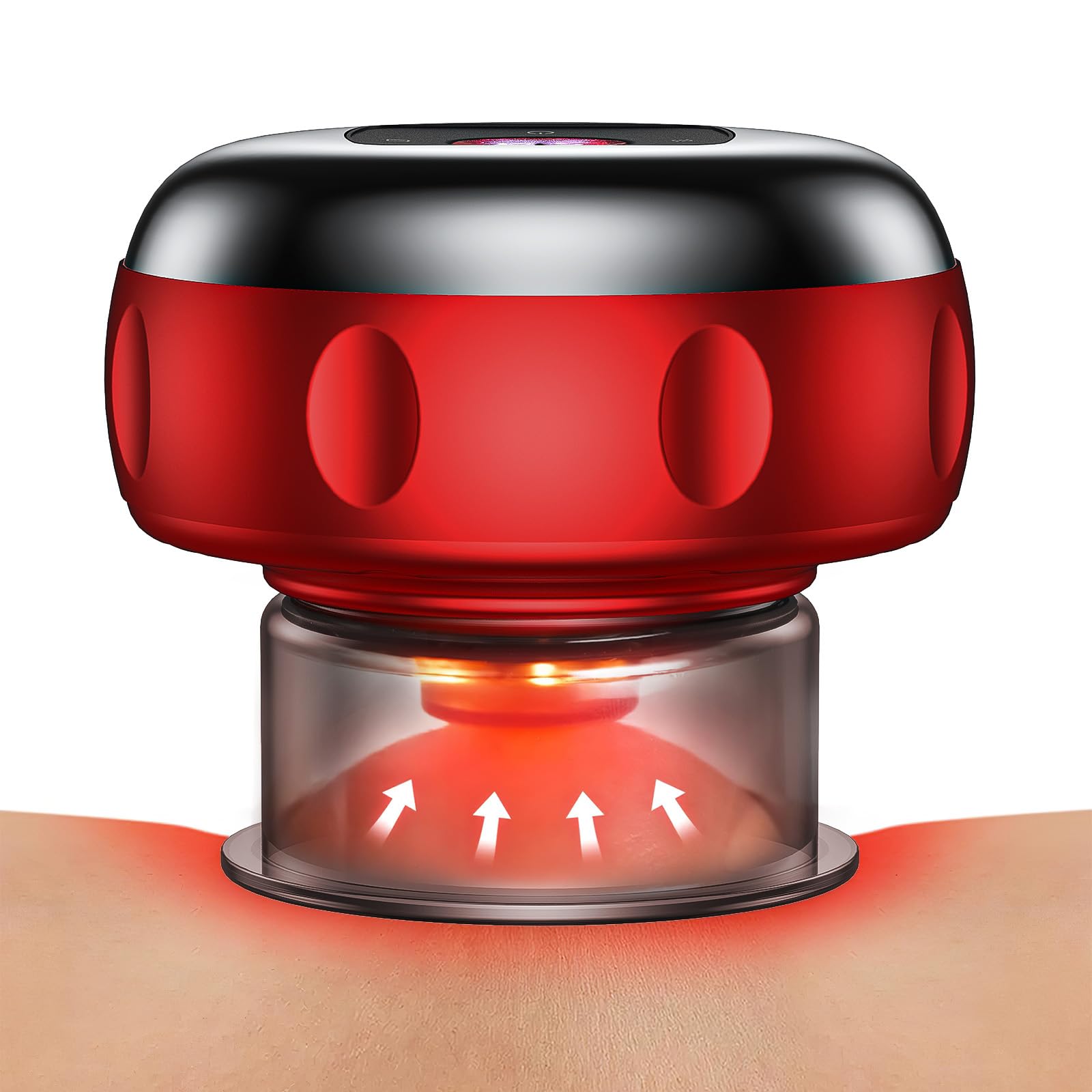 PinaiIon 5-in-1 cupping massager in action for versatile relaxation and muscle relief