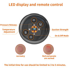 Built-in timer shows 15-minute shutoff for safe sessions