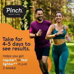 Pinch Magic Fiber Tropical ingredients label highlights psyllium purity