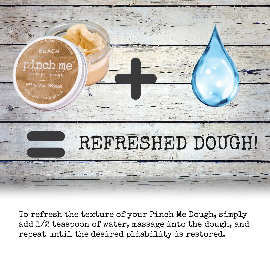 Pinch Me Therapy Dough Beach close-up highlights coconut aroma.