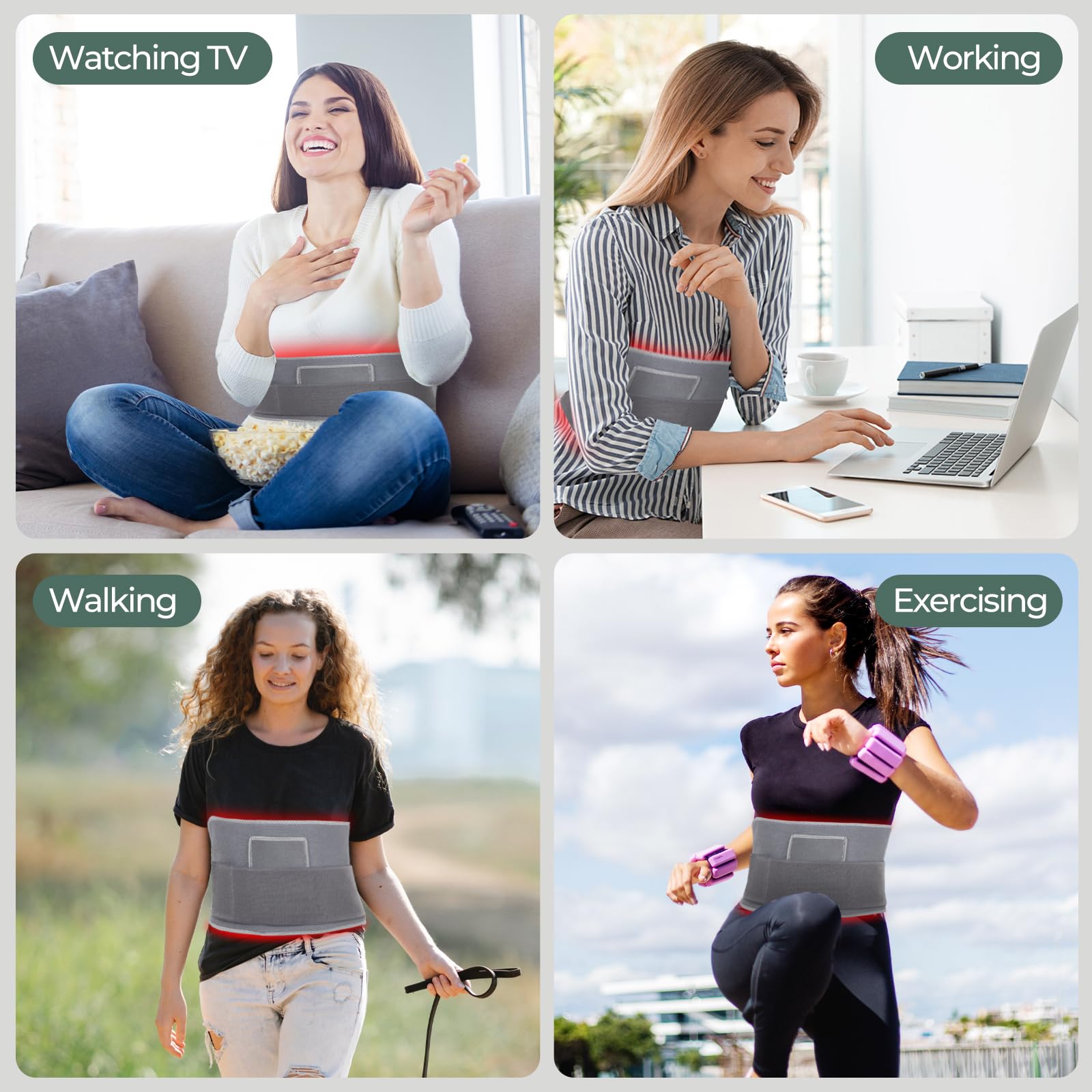 Pinfriy Red Light Belt uses 3-chip tech for wide coverage across areas.