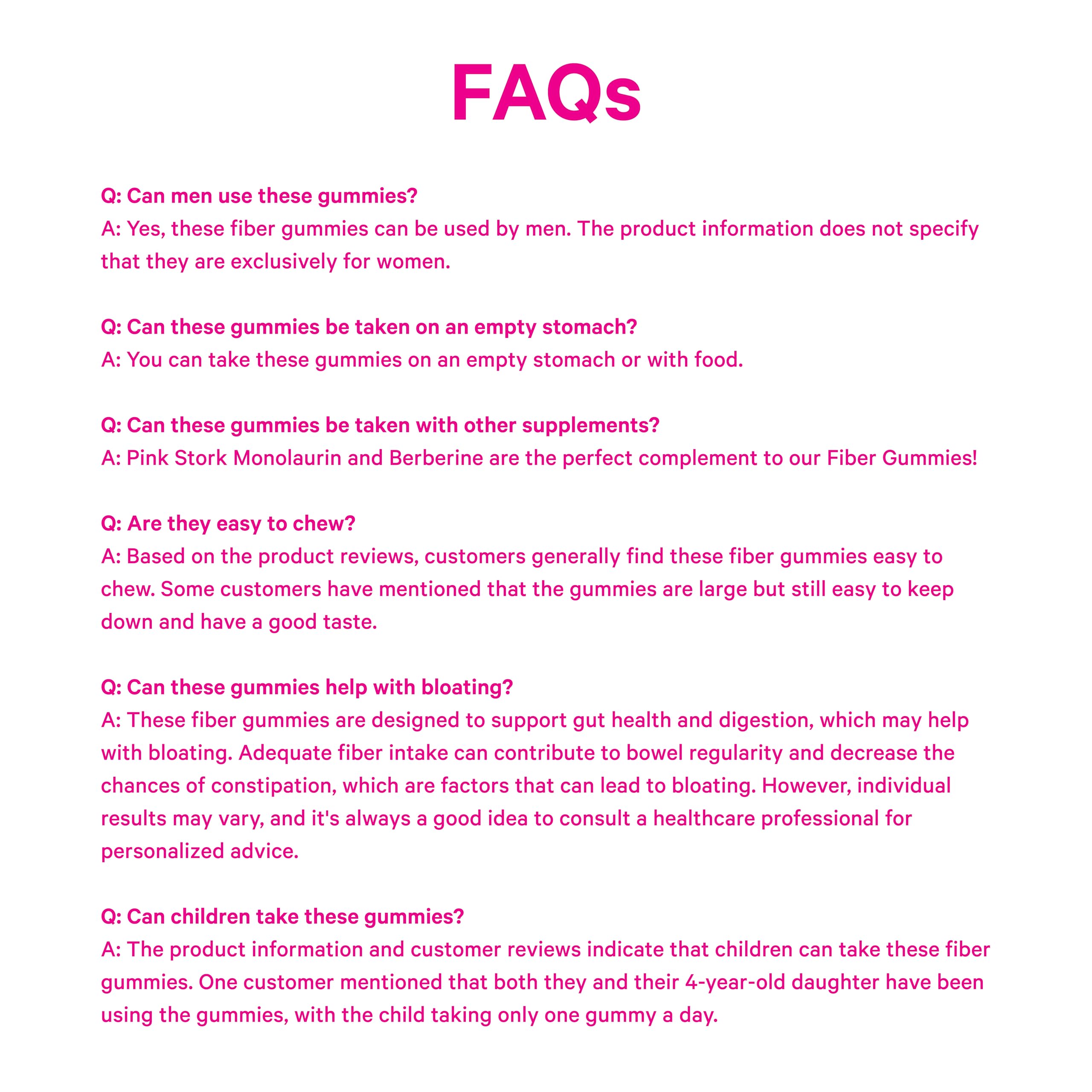 Pink Stork brand story on packaging emphasizing women-owned health support