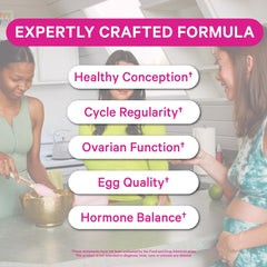 Pink Stork fertility bundle capsules for daily wellness routine.