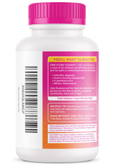 Pink Stork Labor Prep packaging on kitchen counter during routine