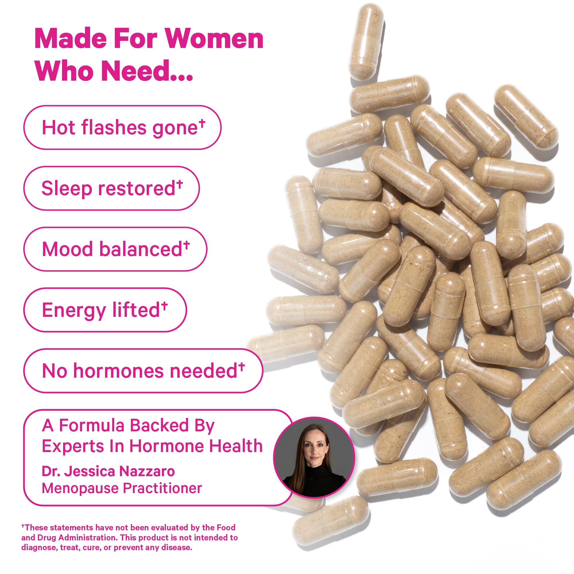 Pink Stork Menopause sleep-support bottle may improve restful nights