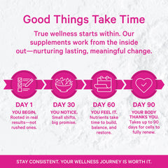 Morning routine shot featuring Pink Stork bottle during daily ritual.