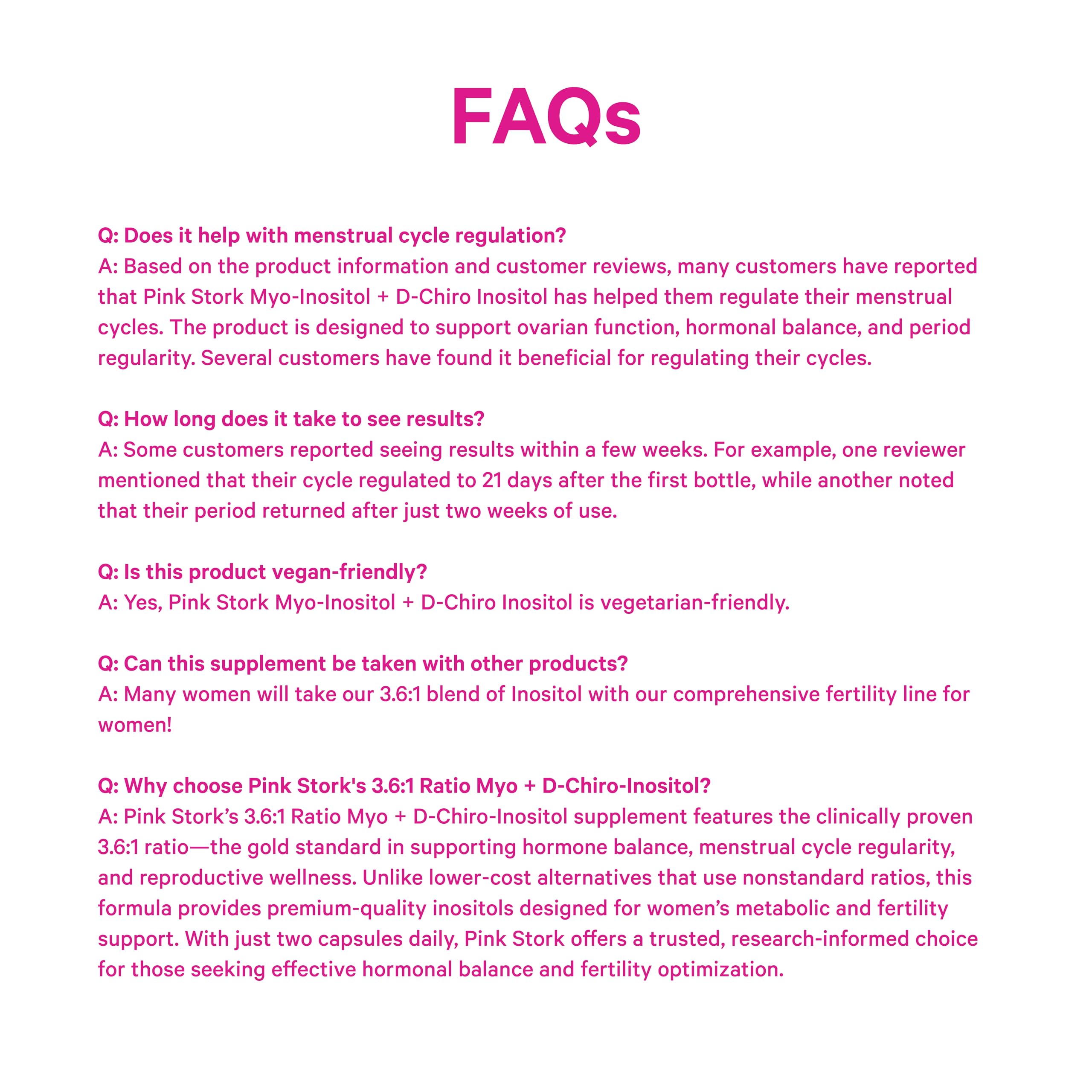 Info card emphasizes woman-owned brand values and trust.