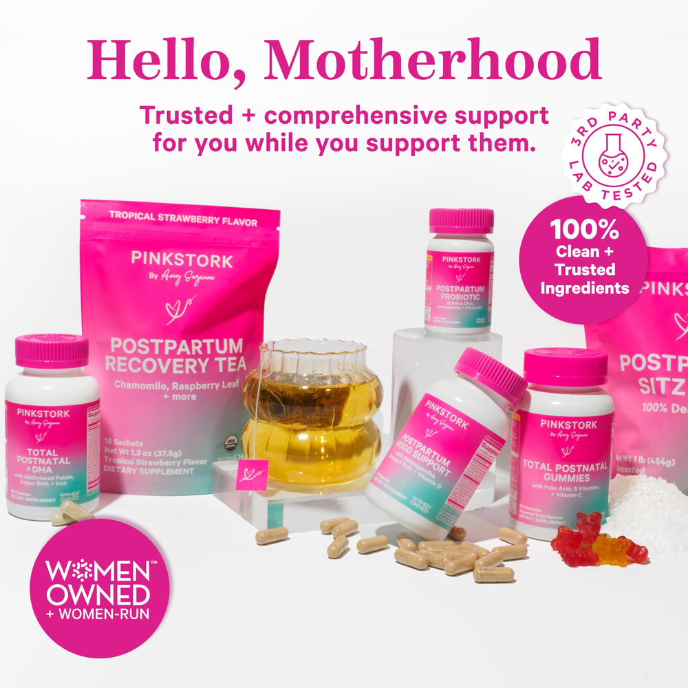Pink Stork digestive enzyme blend image for morning comfort
