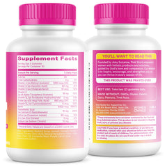 Pink Stork Total Glow Gummies held in hand for on-the-go use.