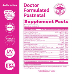 Berry aroma insert enhances supplement-taking for Pink Stork Total Postnatal