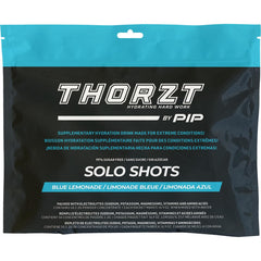 PIP Thorzt Blue Lemonade Solo Shot packet, ideal for on-the-go hydration.