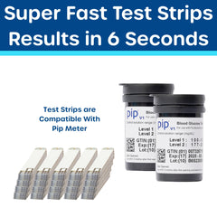 Pip V1 fast five-second results with a tiny blood sample