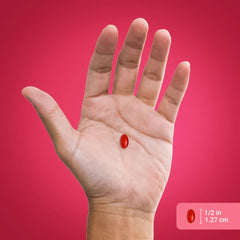 Piping Rock CoQ10 200mg softgel close-up ready for daily intake.