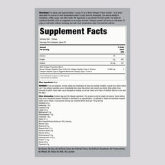 Piping Rock collagen powder scoop measuring a daily serving.