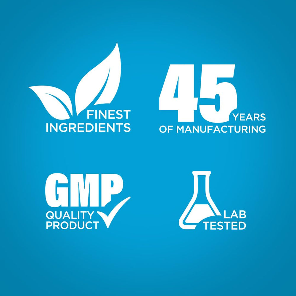 Piping Rock badge indicating non-GMO and gluten-free formulation.