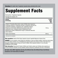 Piping Rock probiotic 14-strains label highlighting diverse digestive strains.