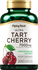 Piping Rock Tart Cherry Extract Capsules front bottle for easy daily use and ongoing routine.