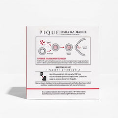 PIQUE liposomal vitamin C sachets in hand, convenient daily immune support