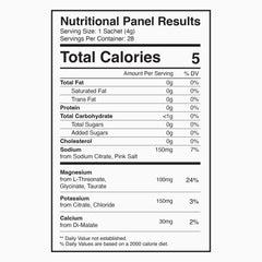 Pink Himalayan Salt minerals highlighted in PIQUE RE Fountain formula for electrolyte balance.