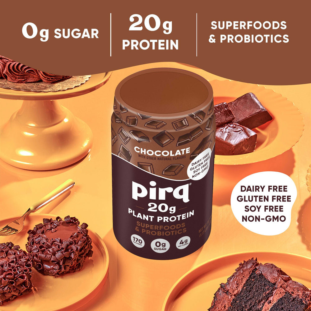 Pirq ingredients reveal 25 greens and fruits for daily nutrition.