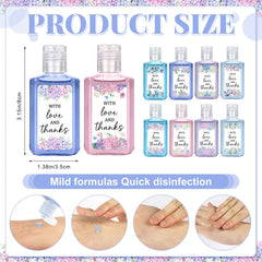 Piuaeue 1oz travel-size hand sanitizer for convenient on-the-go cleanliness.