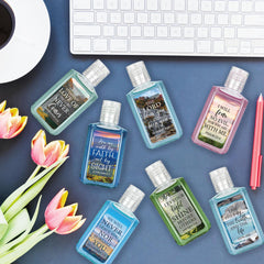 Piuaeue 50-pack Christian hand sanitizers for event favors