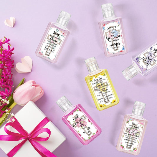 Piuaeue 50-piece Christian sanitizer set for event gifts