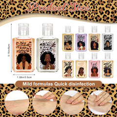 Piuaeue black women mini hand sanitizer design 02 offers stylish, portable cleanliness for daily use