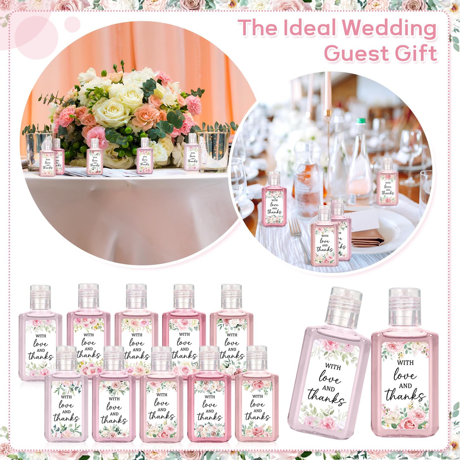 Piuaeue bulk gift favors hand sanitizer for weddings and showers