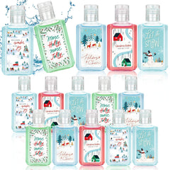 Piuaeue Christmas hand sanitizers with Bible verse bottles for gifts and celebrations.