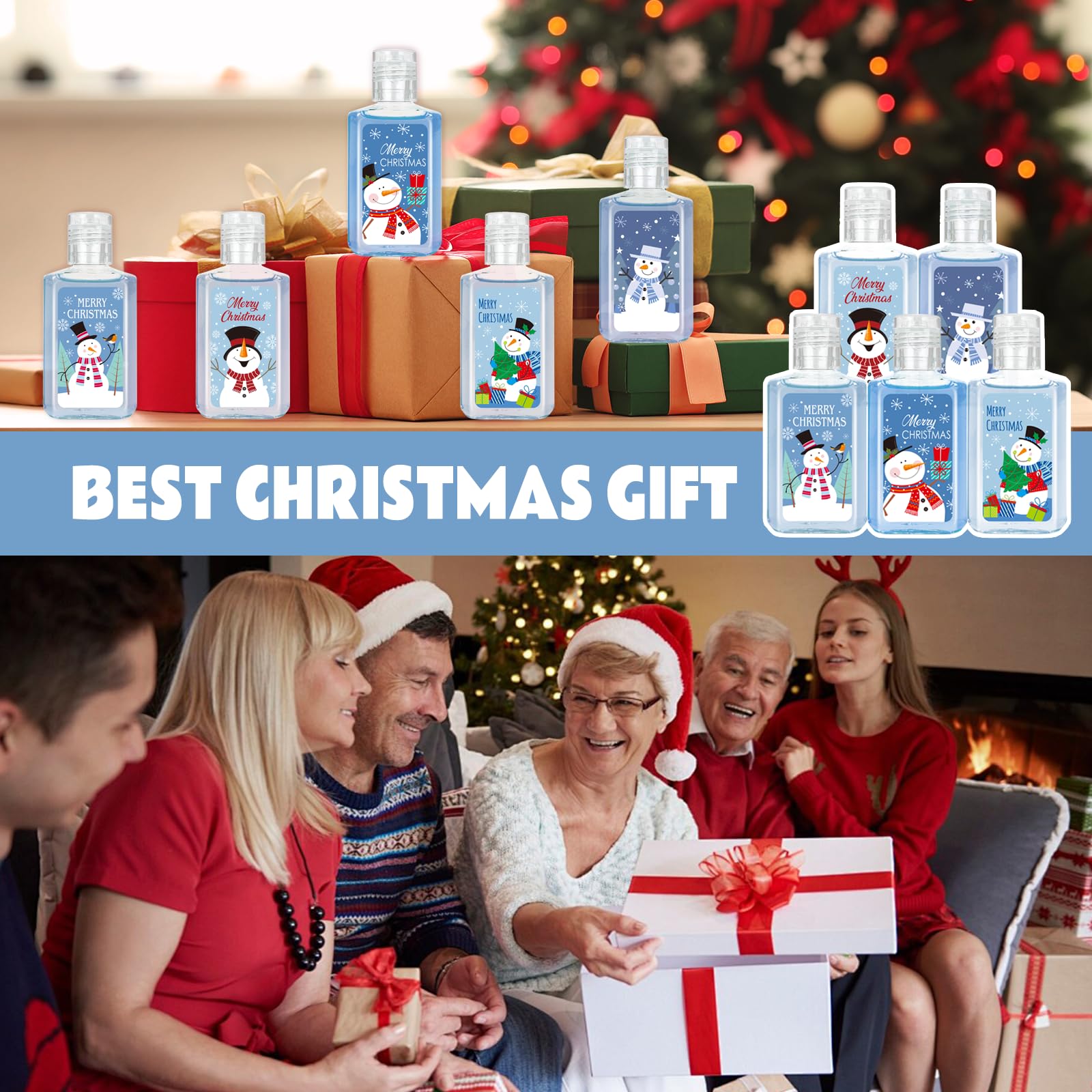 Piuaeue Christmas hand sanitizer set as a thoughtful gift pack.