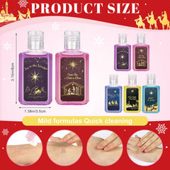 Piuaeue Christmas hand sanitizer set in gift-ready packaging for holidays.