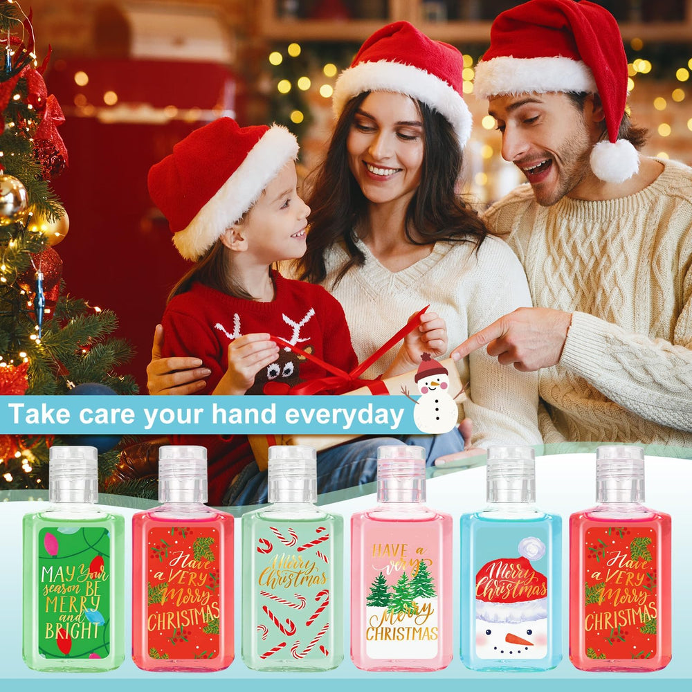 Piuaeue holiday hand sanitizers with multiple scents for cheerful routines.