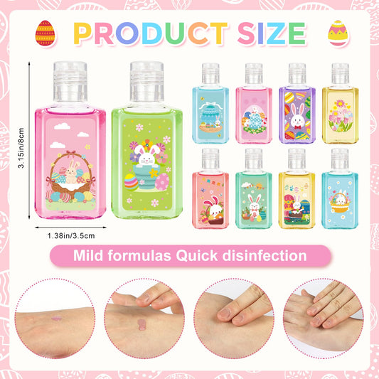 Piuaeue Easter mini hand sanitizer with egg design, perfect for gifting guests.