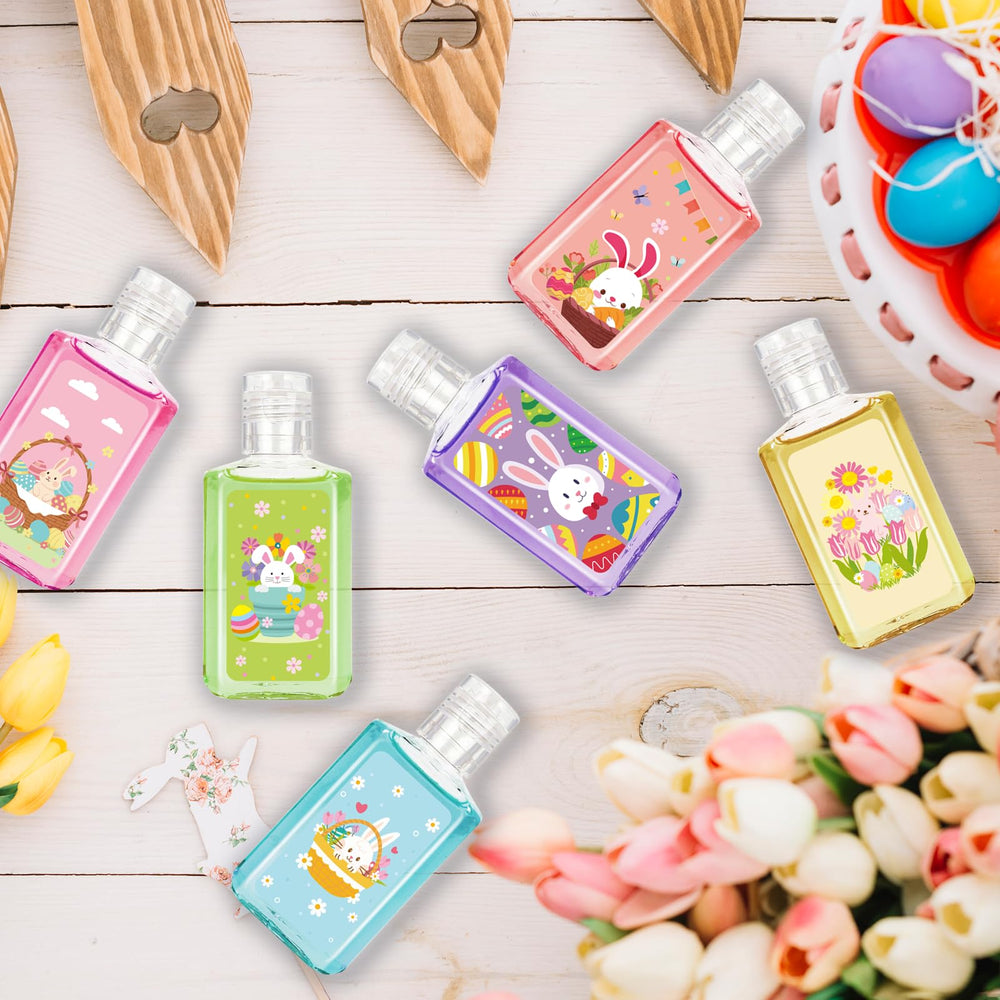 Piuaeue Easter mini hand sanitizer pocket-size, easy to carry anywhere.