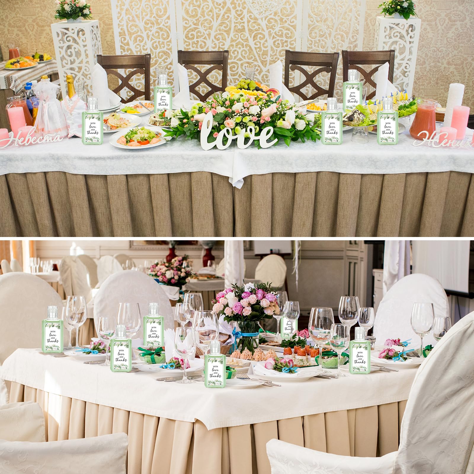 Piuaeue flower-label packaging, elegant party favors for guests.