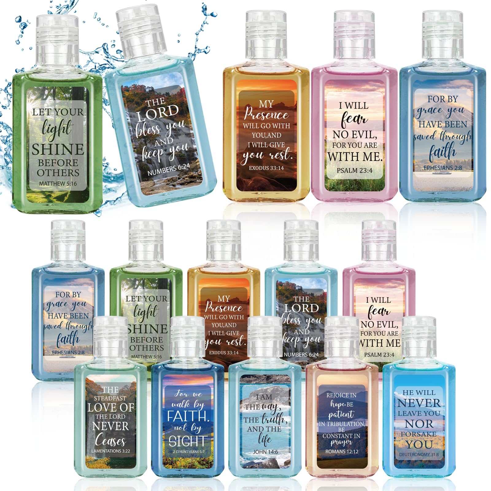 Piuaeue forest Bible design hand sanitizer for on-the-go cleansing