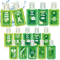 Piuaeue mental health awareness hand sanitizer 1oz bottle for on-the-go protection.