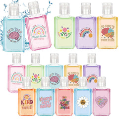 Piuaeue mental health hand sanitizer with quote designs for daily encouragement.