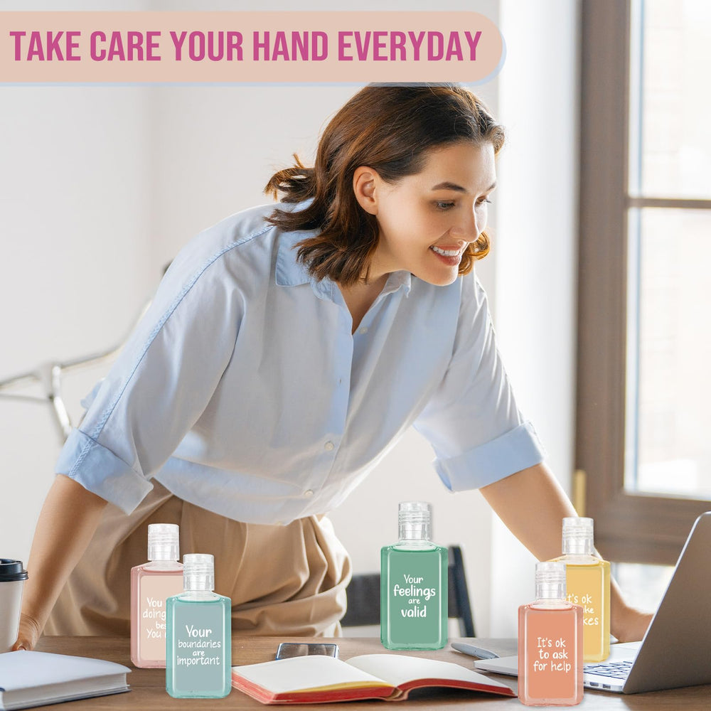 Piuaeue mini hand sanitizers are easy to grab, fitting purses or pockets.