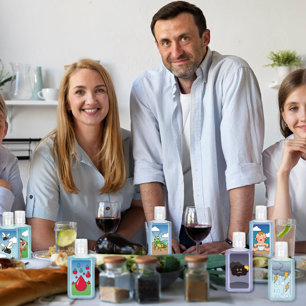 Piuaeue Passover Ten Plagues mini sanitizer, a thoughtful holiday keepsake for guests.