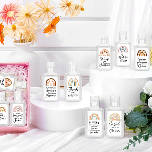 Piuaeue thank you label close-up highlighting motivational text for workplace appreciation