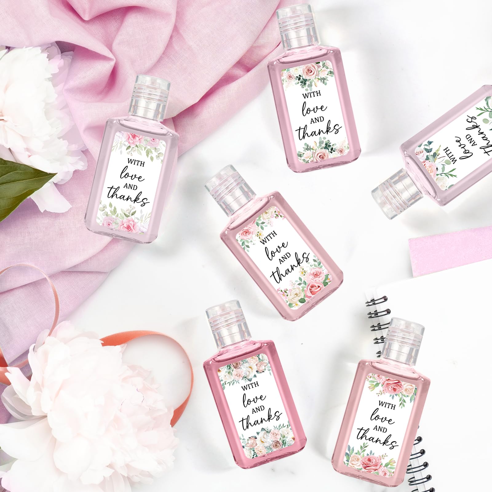 Piuaeue wedding flower label sanitizer adds charm to celebrations